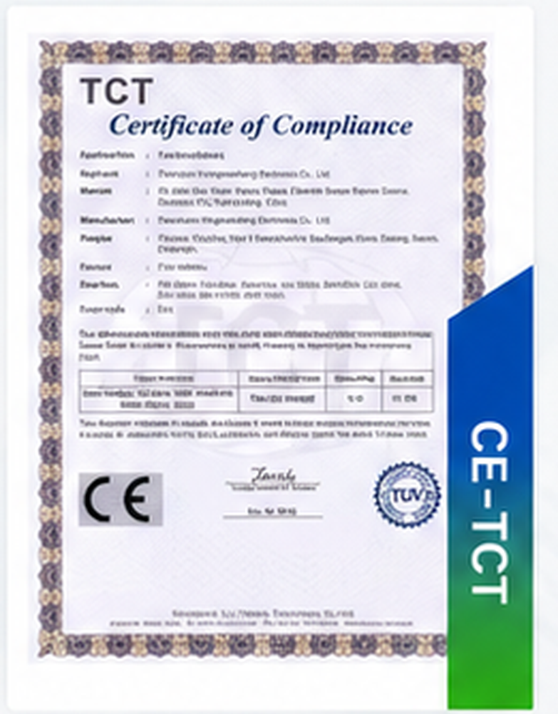 CE TCT Certificate
