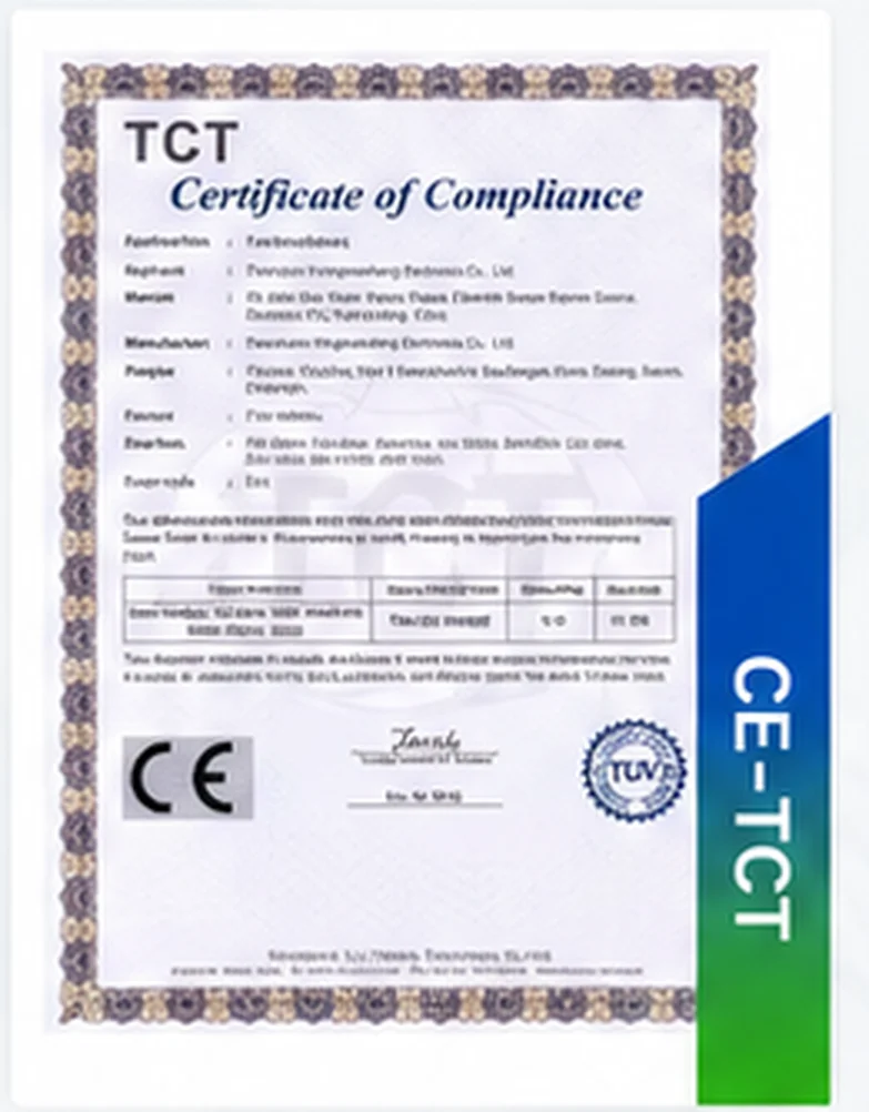 CE TCT Certificate