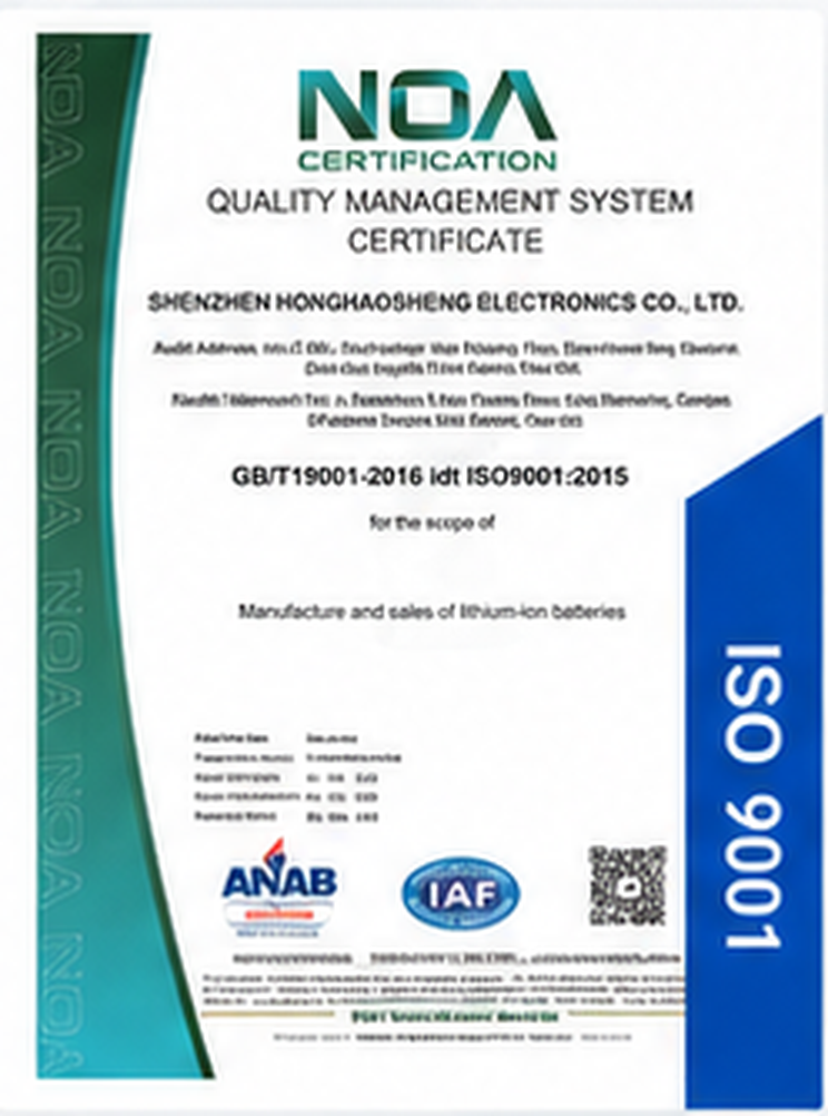 ISO 9001 Certificate