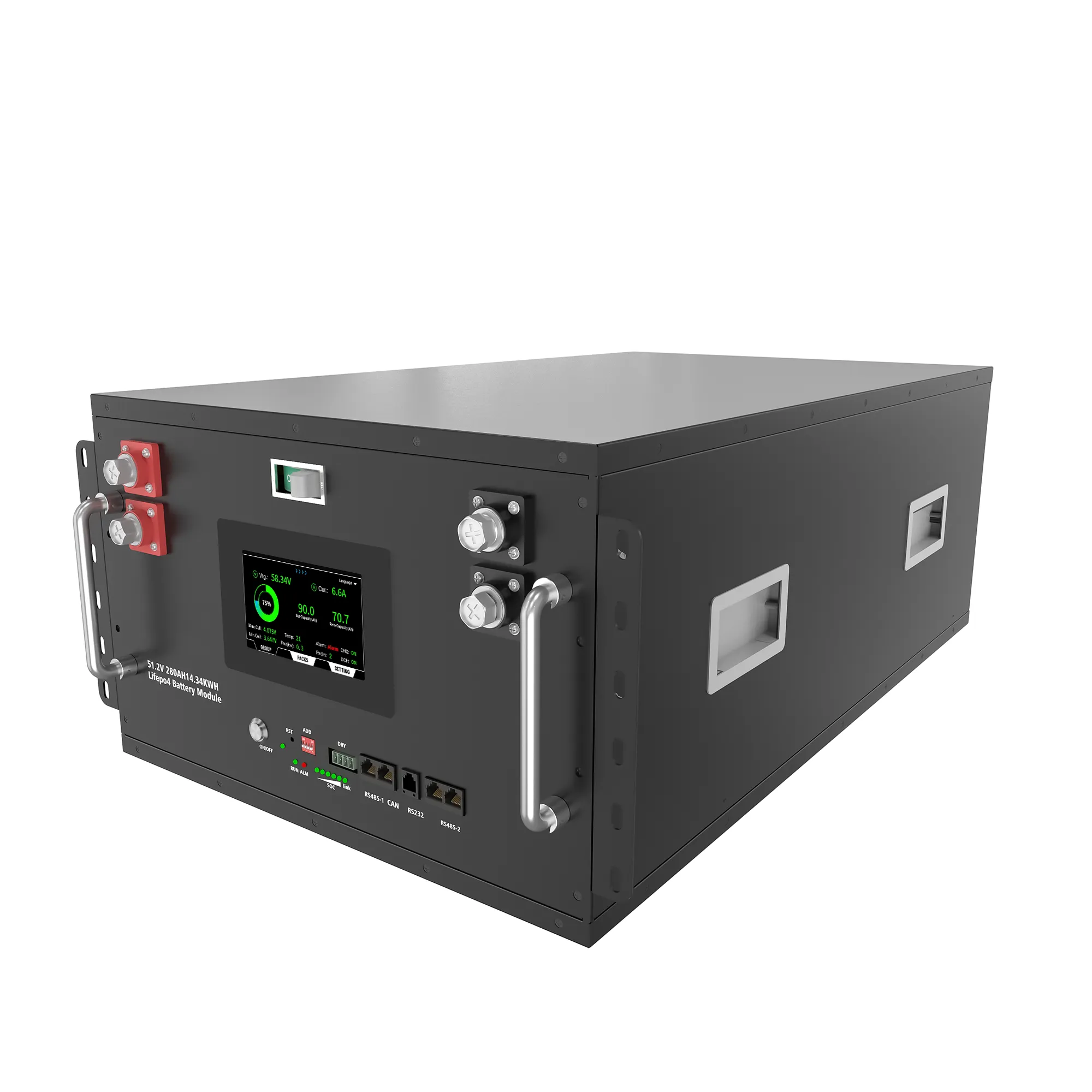 SSLBATT 24 V 48 V DIY battery box kit rack-mount customizable enclosure for self-assembled LiFePO4 battery pack