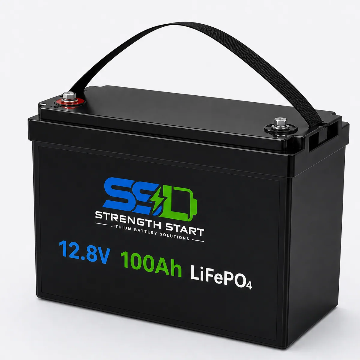 12 V LiFePO4 battery pack product visual
