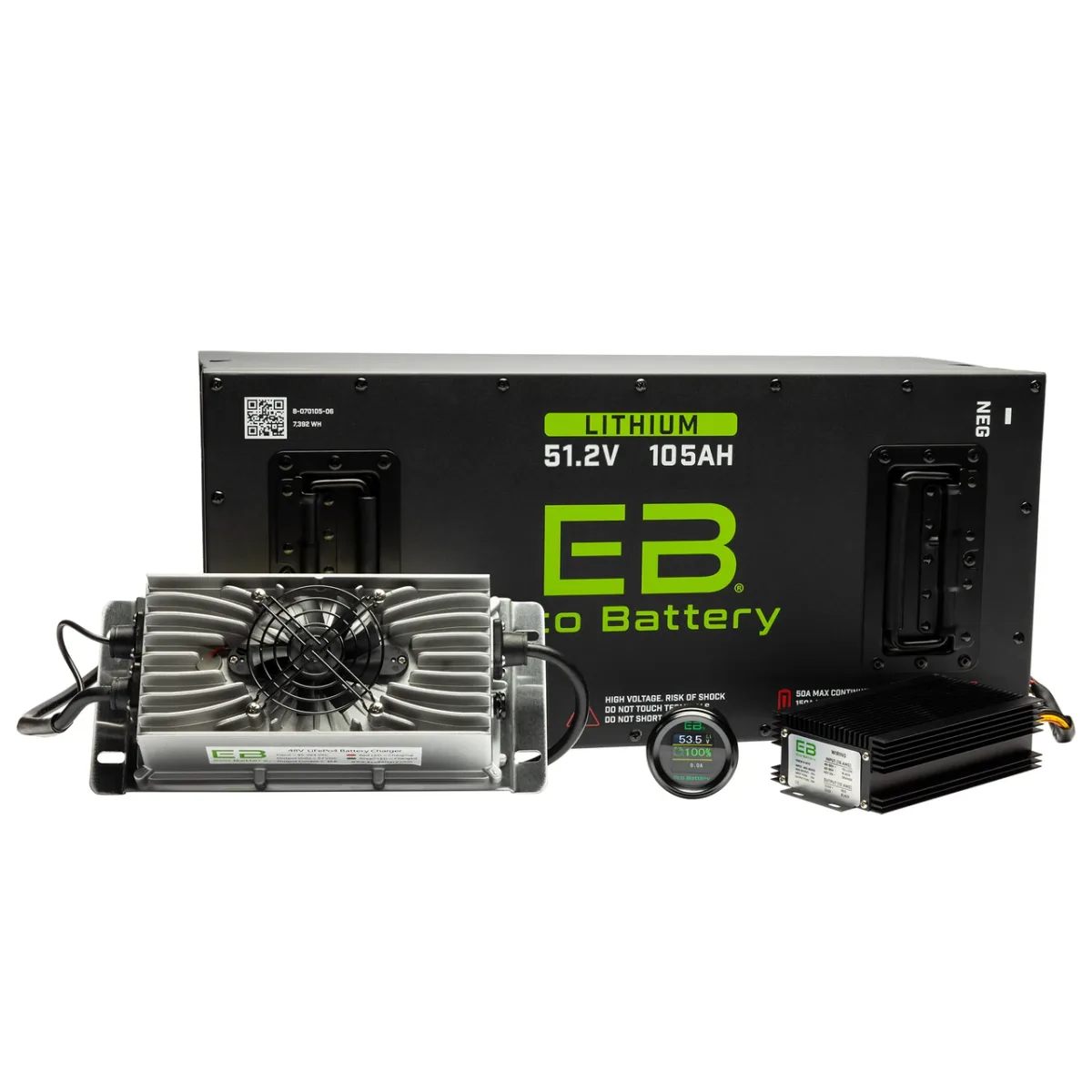 48 V LiFePO4 battery pack product visual