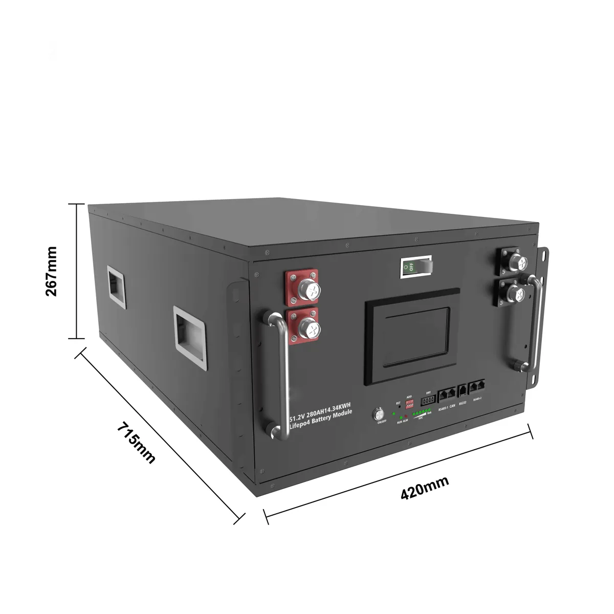 48 V DIY battery boxes enclosure and integration visual