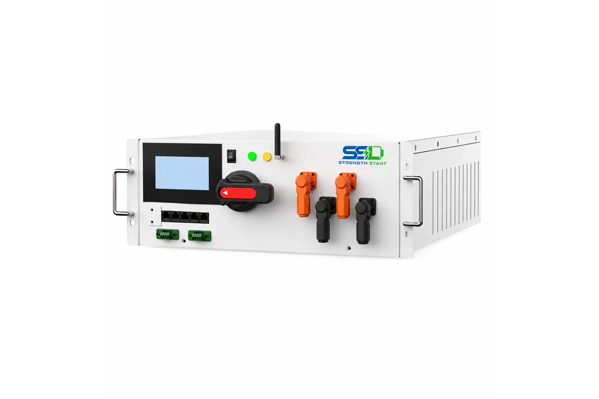 SSLBATT 48 V rackmount battery control box with integrated display