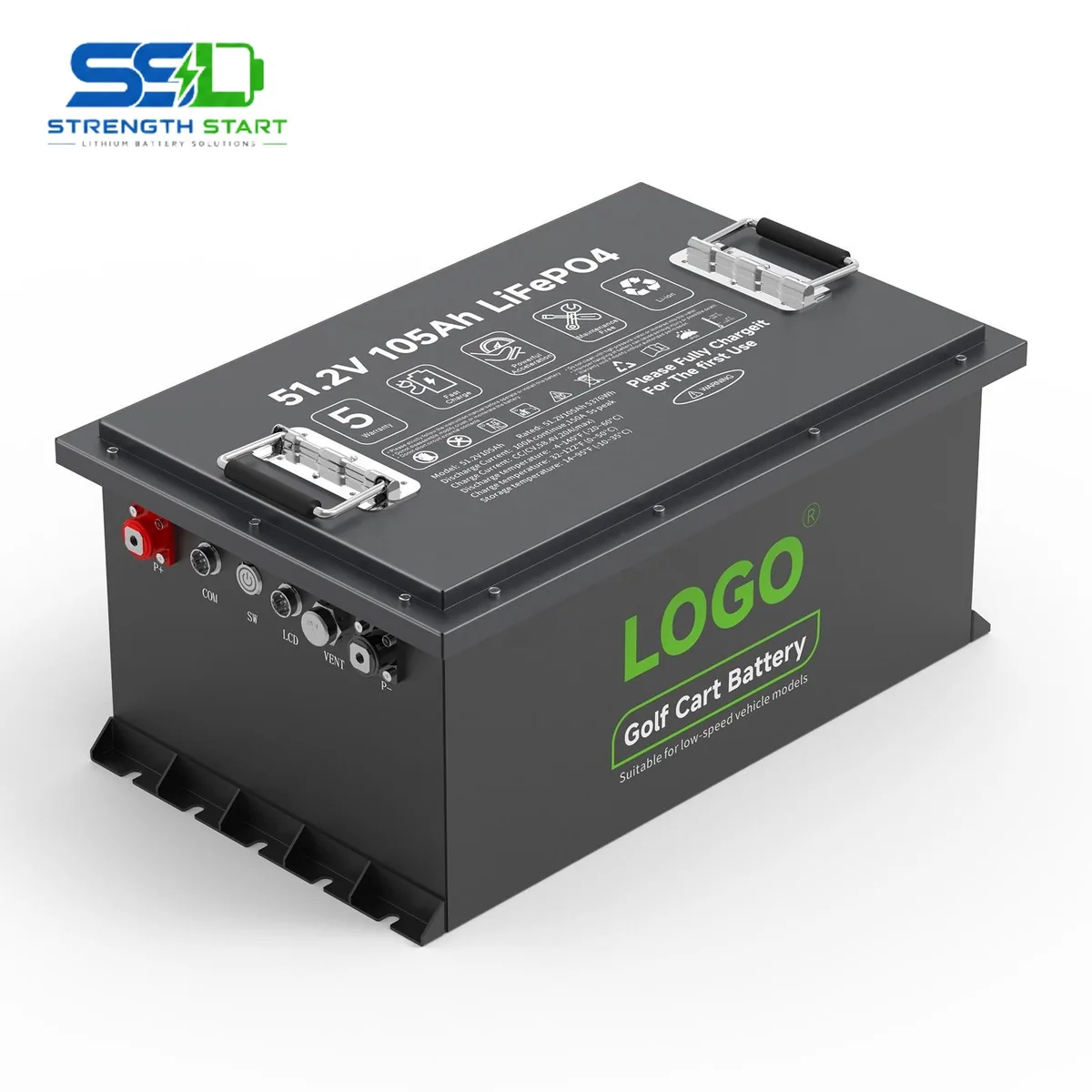 Custom LiFePO4 battery pack product visual