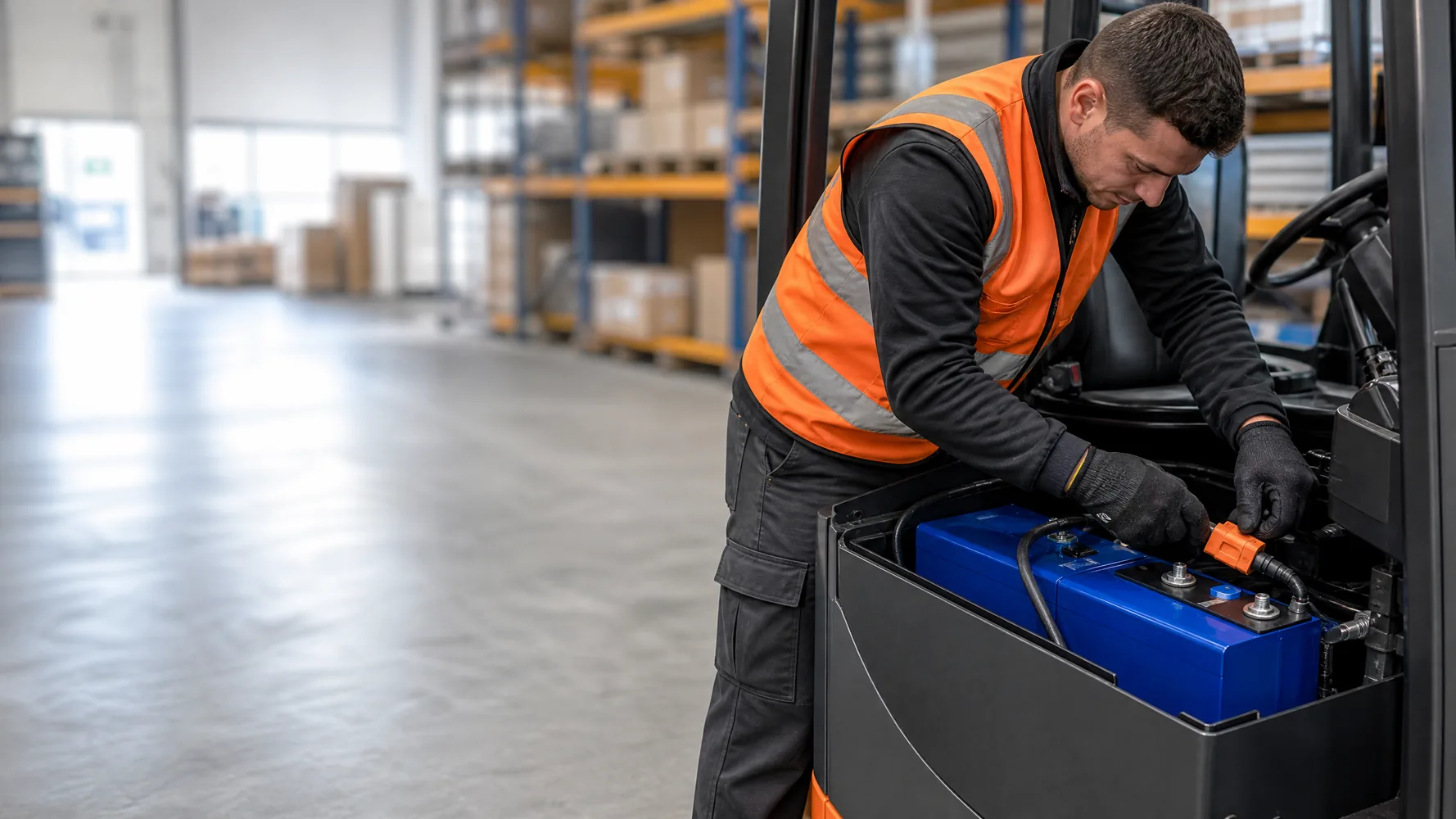 Forklift & Material Handling ESS industrial application visual