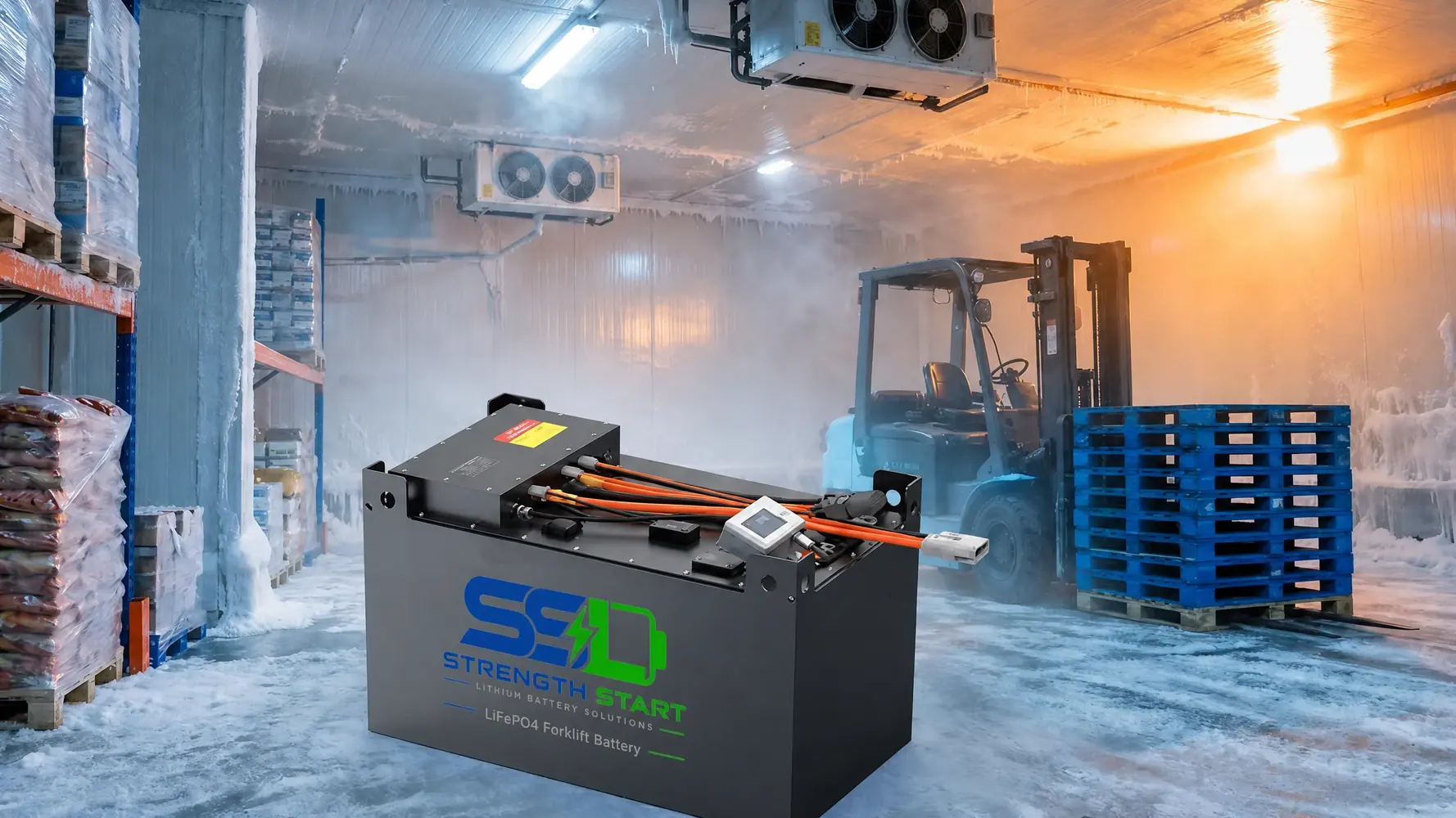 Forklift & Material Handling ESS industrial application visual
